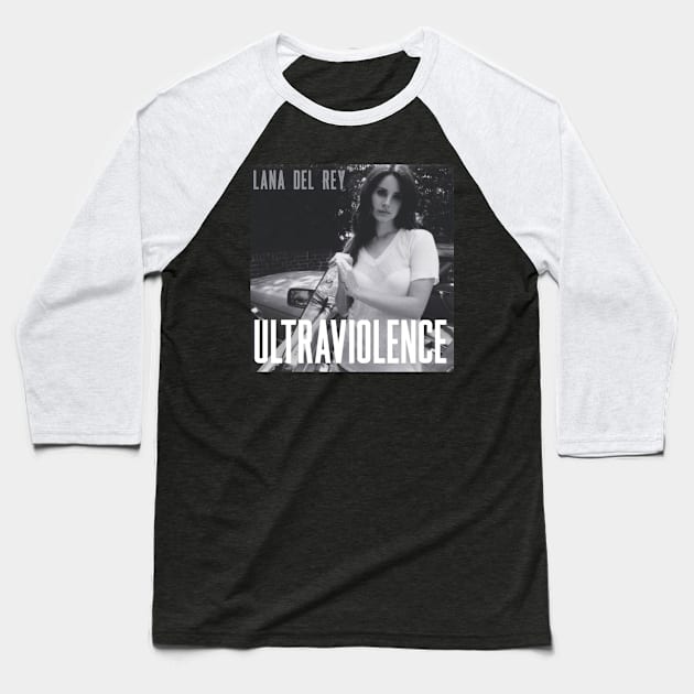 Ultraviolence Lana Del Rey Baseball T-Shirt by jmcd